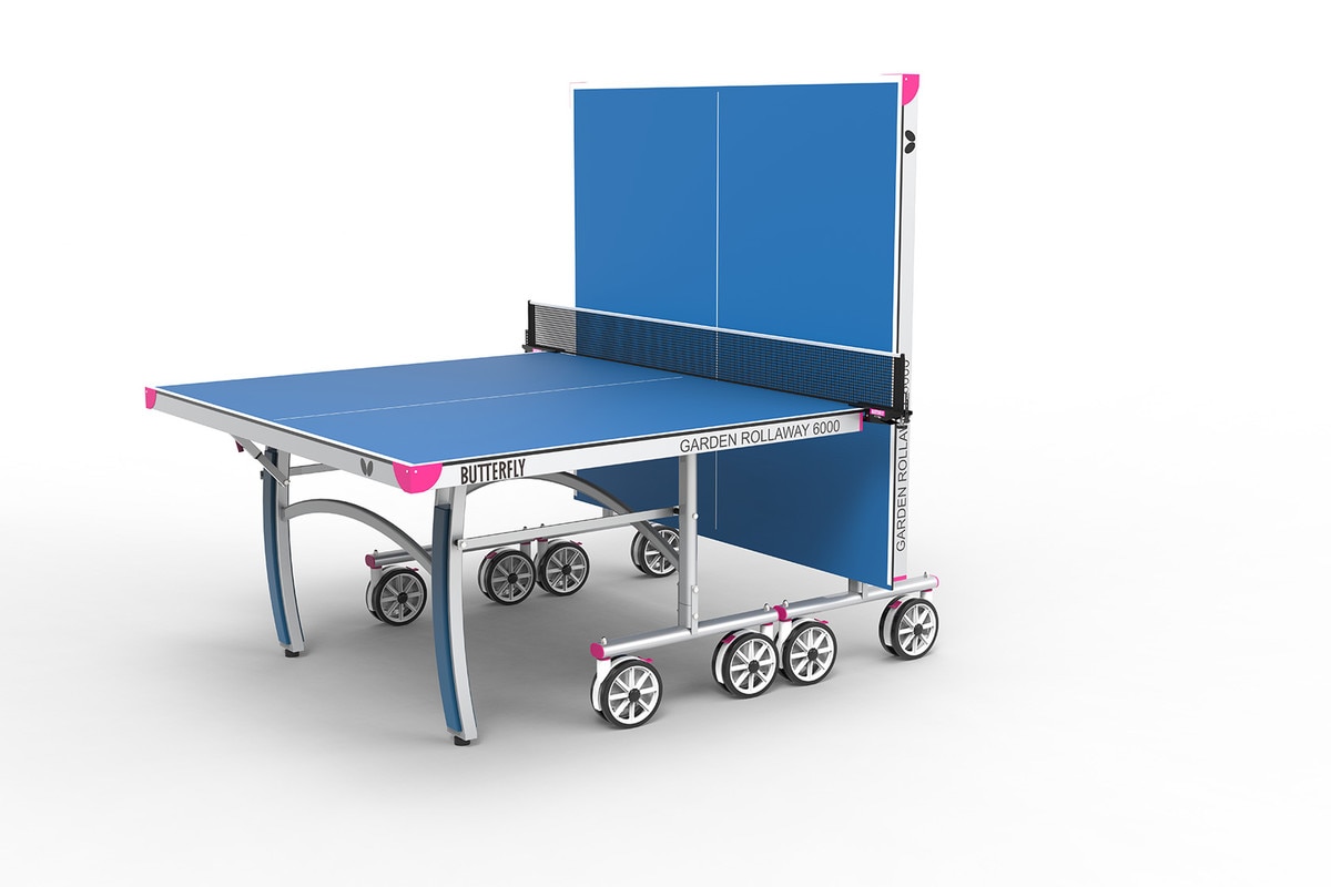 Butterfly Garden 6000 Outdoor Table: Blue Table in Playback Mode